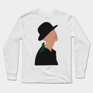 Girl with Frog Long Sleeve T-Shirt